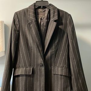 Banana Republic long black trench coat